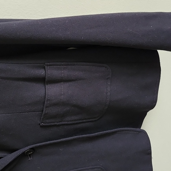 Loft Single Button Sweater Blazer Black Stretch Women's size 4 Gold Hardware - Picture 4 of 11